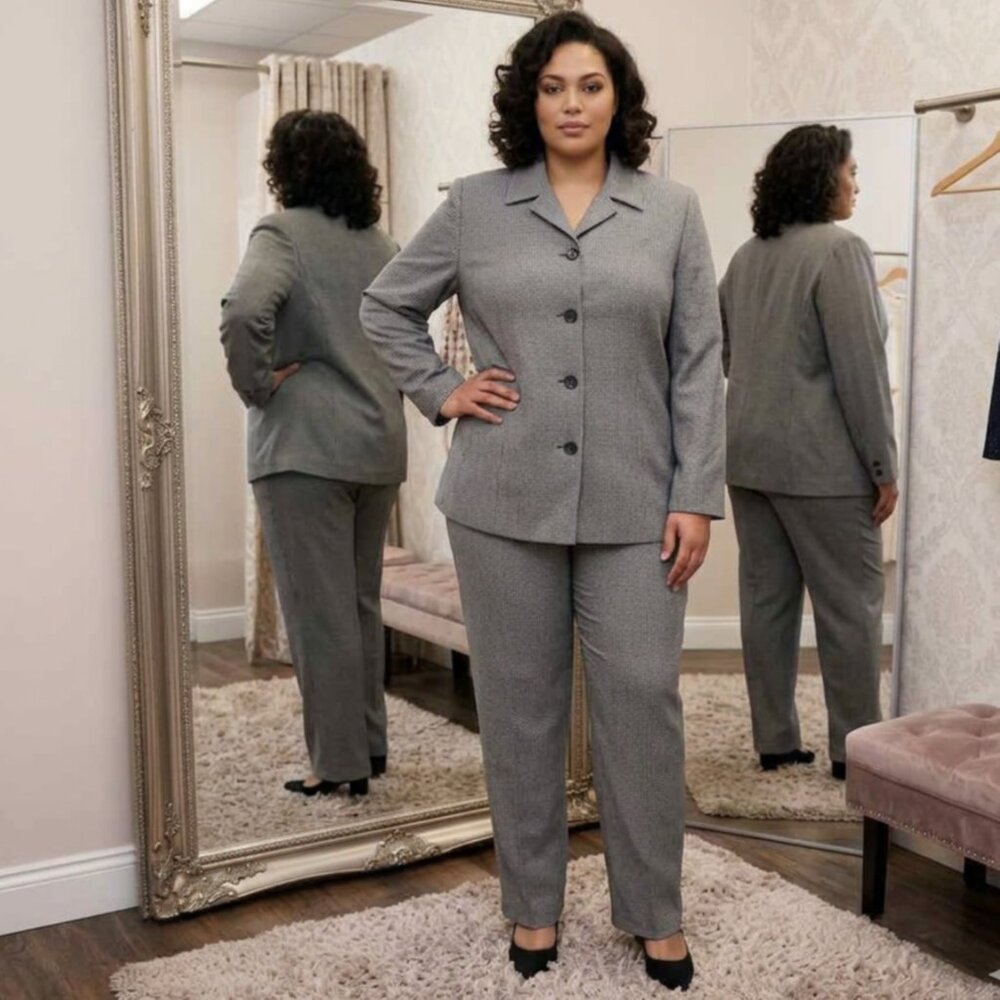 Vanity Fair Elegant Grey Suit